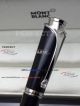 Perfect Replica Montblanc Princess Monaco Diamond Stainless Steel Clip Black Rollerball Pen (3)_th.jpg